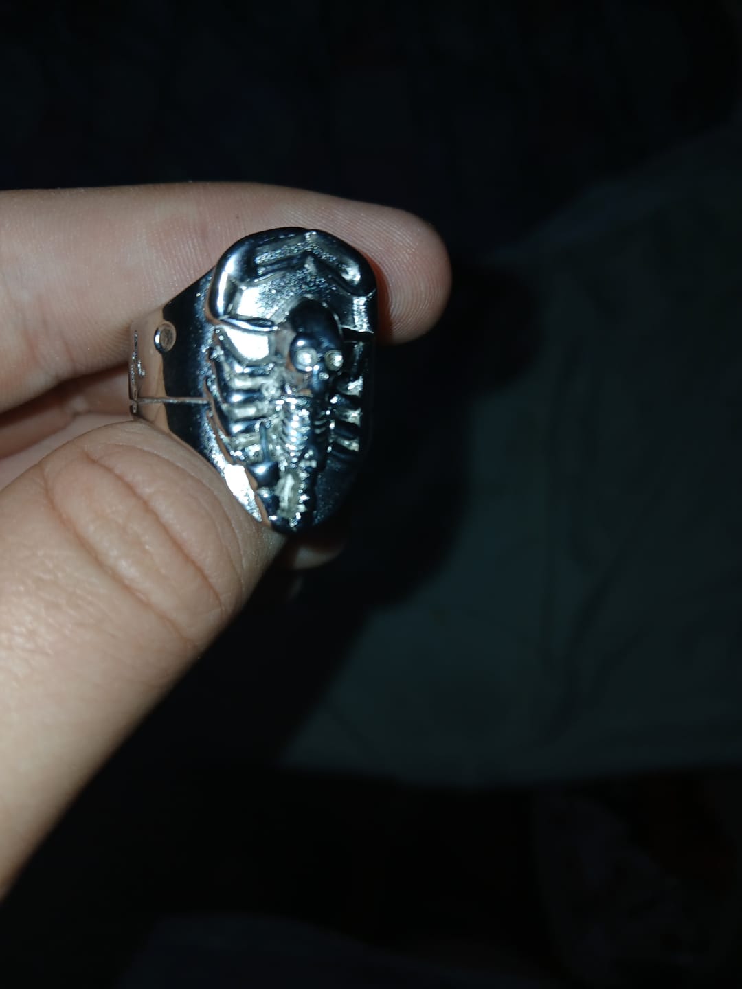 Customer photo review of RISING SCORPIO RING