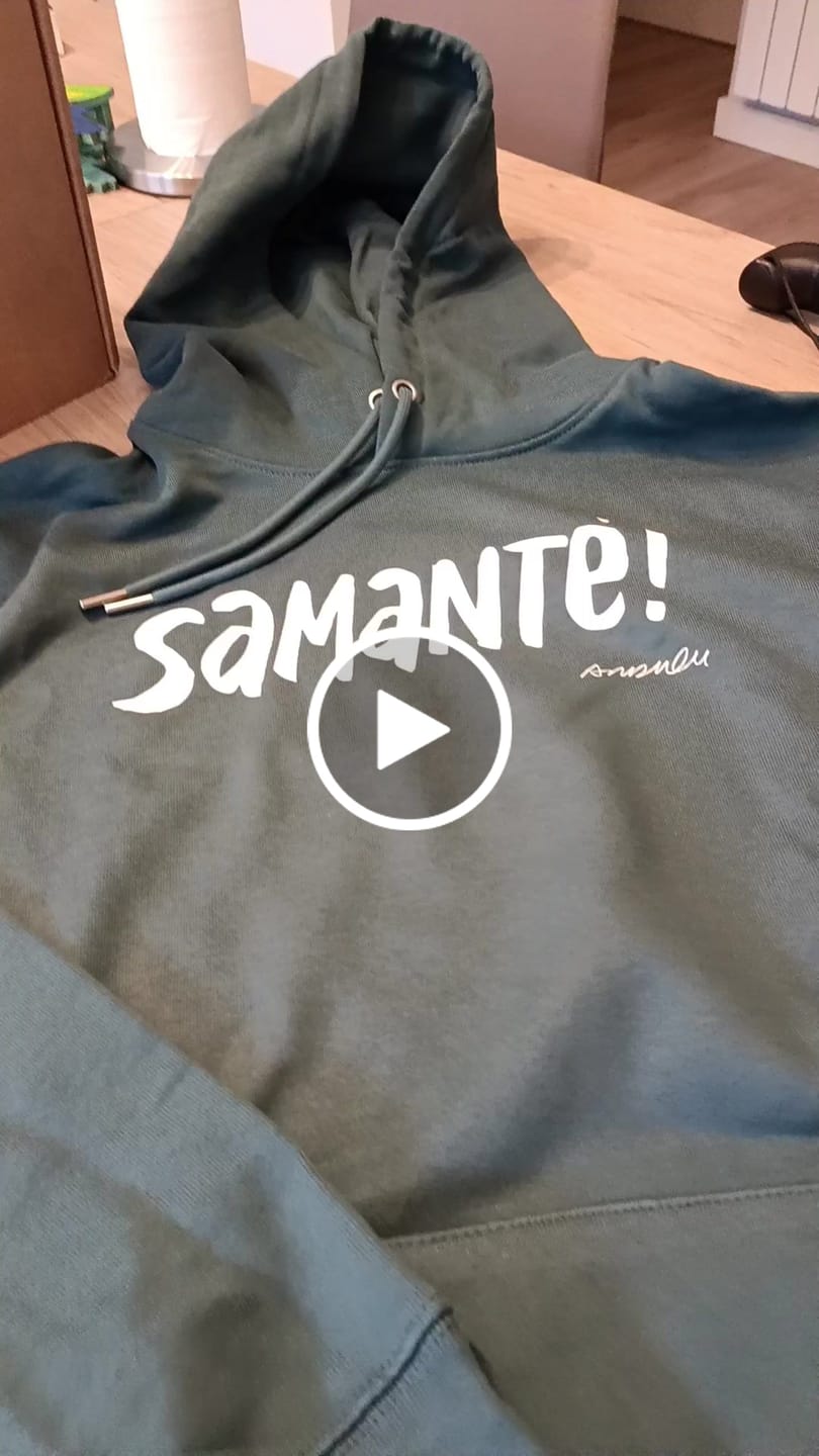 Customer video review of Sudadera "Samanté!"