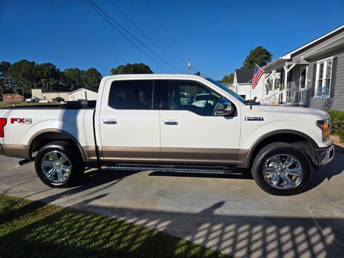 Customer photo review of 2" Front Leveling Lift Kits Aircraft Billet Strut Spacers For 2004-2025 Ford F150 2WD/4WD