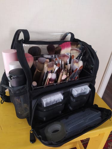 Customer photo review of Bolso Organizador Makeup Brush