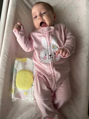 Customer photo review of Probiotic Baby Wipes