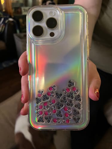 Customer photo review of Shaker Case™ with Custom Charms