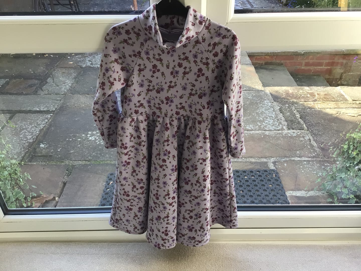 Customer photo review of Simple Floral Sweatshirt Fabric