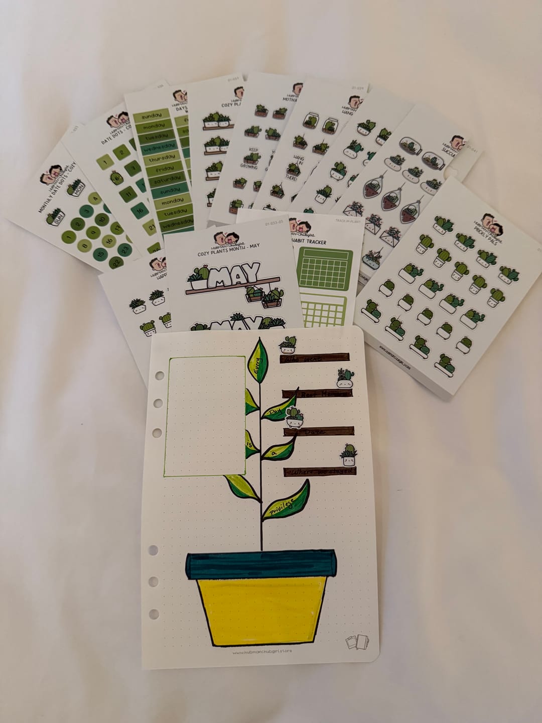 Customer photo review of Cozy Plants Journal Pack