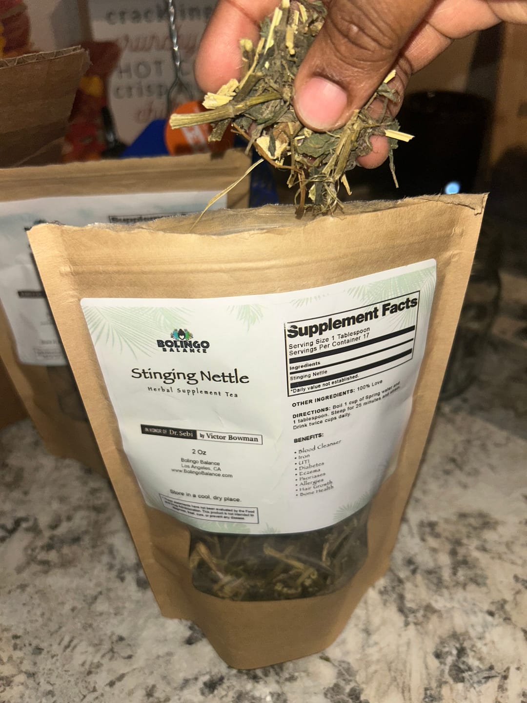 Customer photo review of STINGING NETTLE