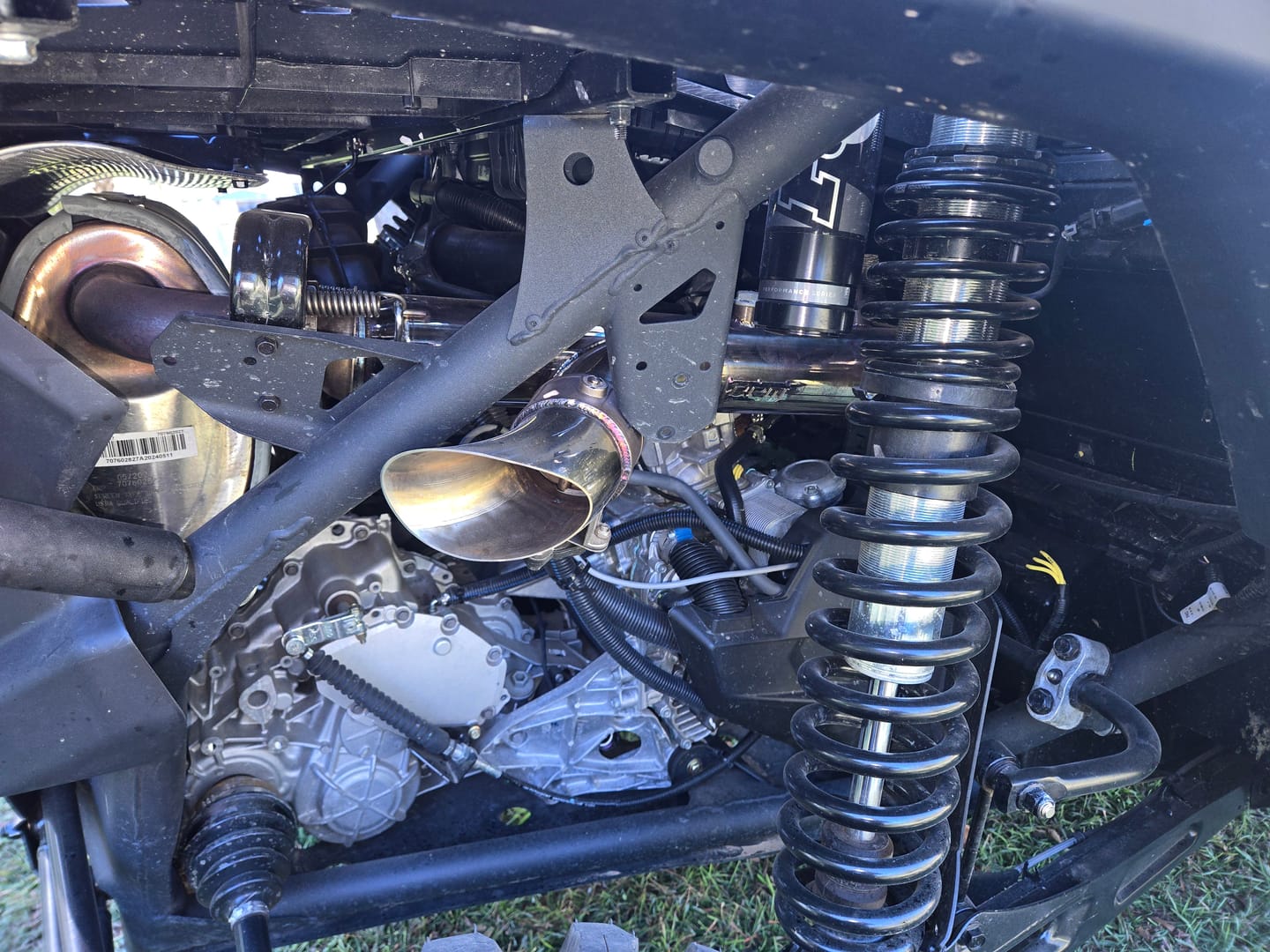 Customer photo review of RPM SxS Can-Am X3 E-Valve 3" Electronic Dump Valve Exhaust / Mid pipe