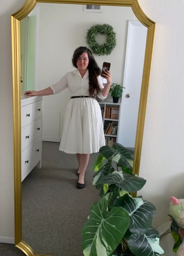 Customer photo review of Choose a fabric: Natalie Dress