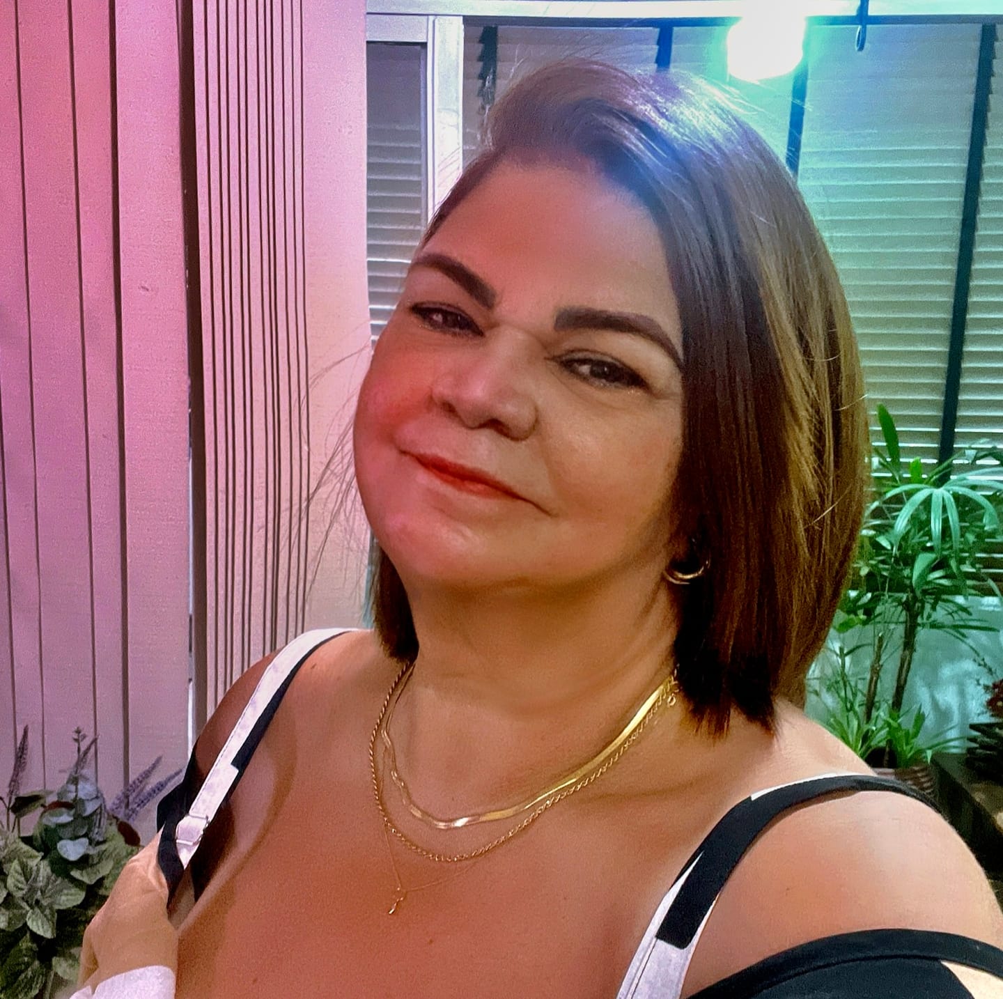 Customer photo review of Mix Colar Melina Banhado em Ouro 18k