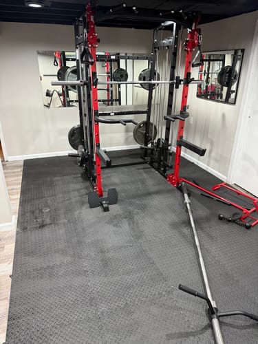 Customer photo review of Major Fitness SML07 All-In-One Home Gym Smith Machine