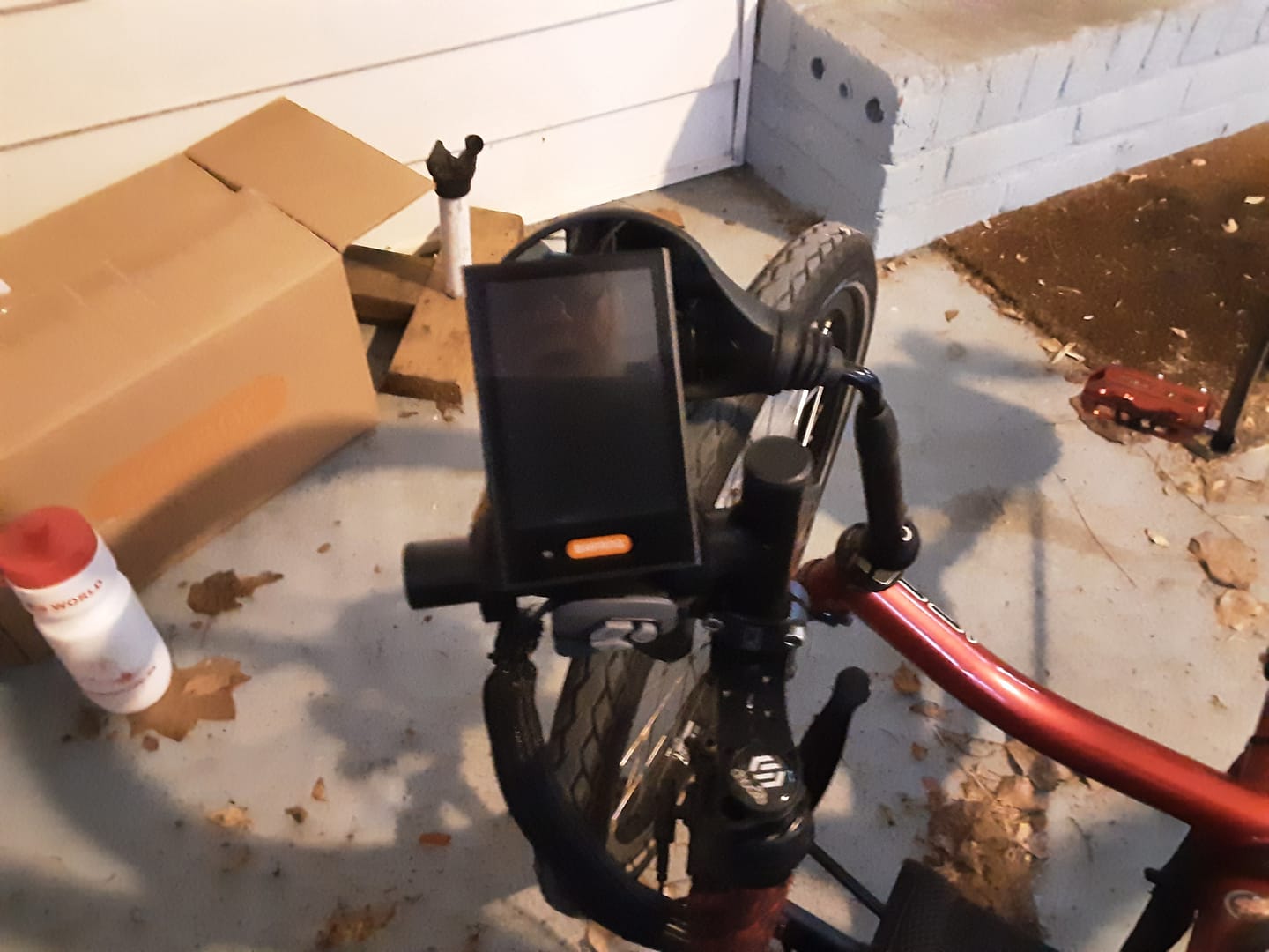 Customer photo review of Bar End Shifter Mount