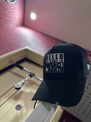 Customer photo review of 9FORTY E-Frame Joker My Name Black Snapback