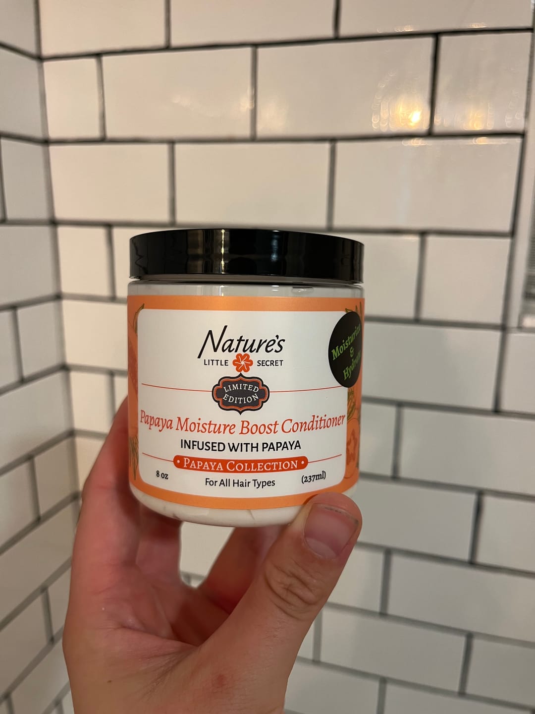 Customer photo review of Papaya Moisture Boost Conditioner