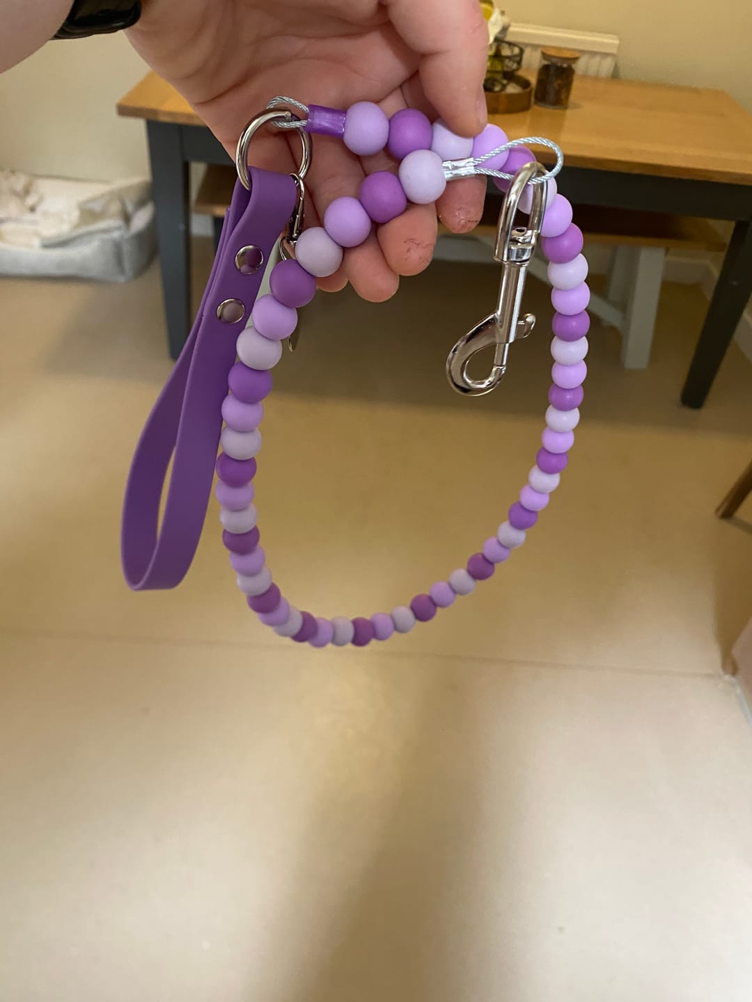 Customer photo review of Verbena Biothane Dog Lead Lead