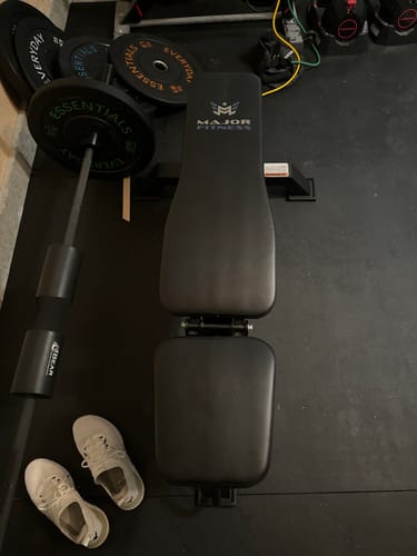 Customer photo review of Major Fitness Adjustable Bench | 1300Lbs Capacity Weight Bench PLT01