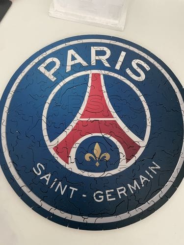 Customer photo review of PSG FC® Logo - Holzpuzzle