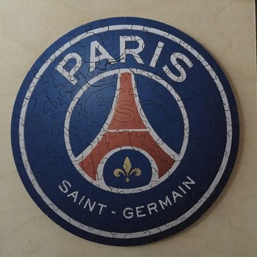 Customer photo review of PSG FC® Logo - Holzpuzzle