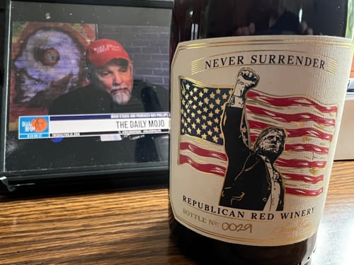 Customer photo review of Never Surrender 2014 Vintage Pinot Noir