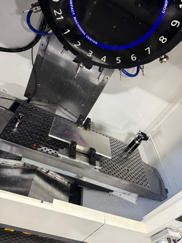Customer photo review of Brother Speedio S1000X1 Steel Fixture Tooling Plate