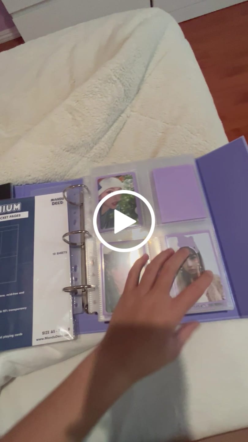 Customer video review of CUSTOM A5 POCKET PAGES