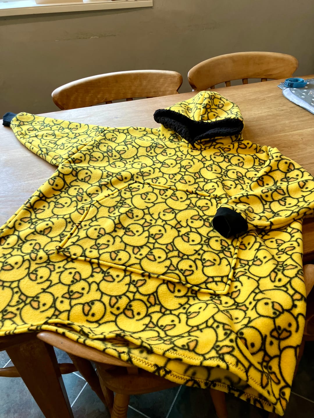 Customer photo review of Yellow Ducks Anti Pill Polar Fleece Fabric