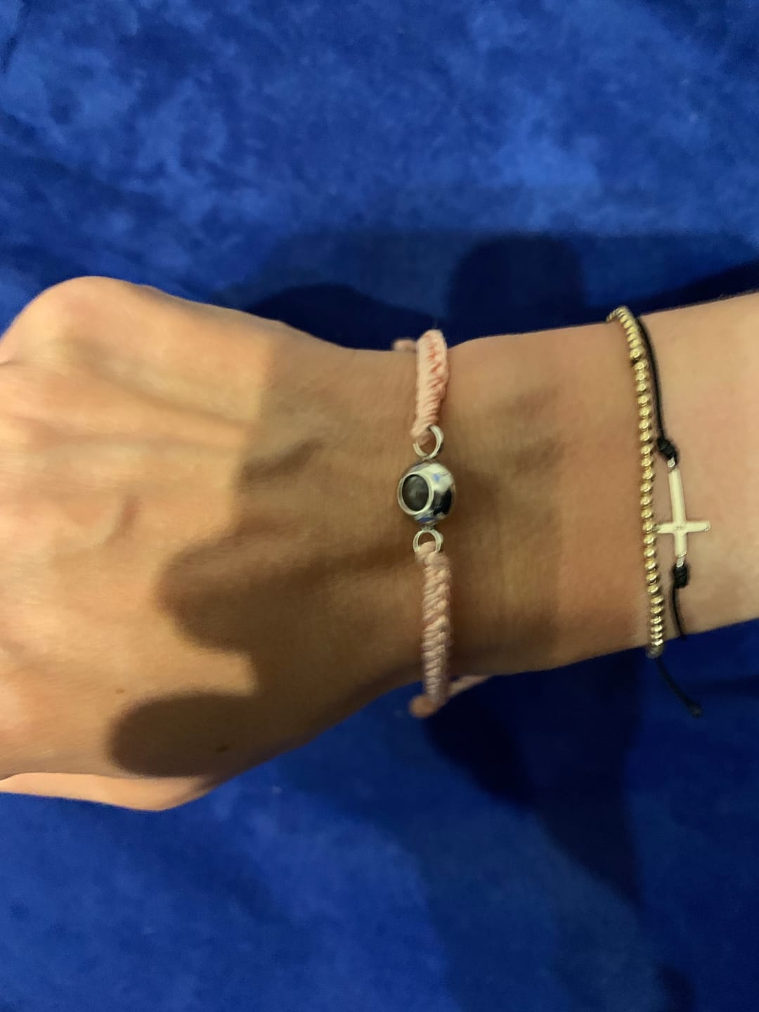 Customer photo review of Personalizovaný náramek s fotografií