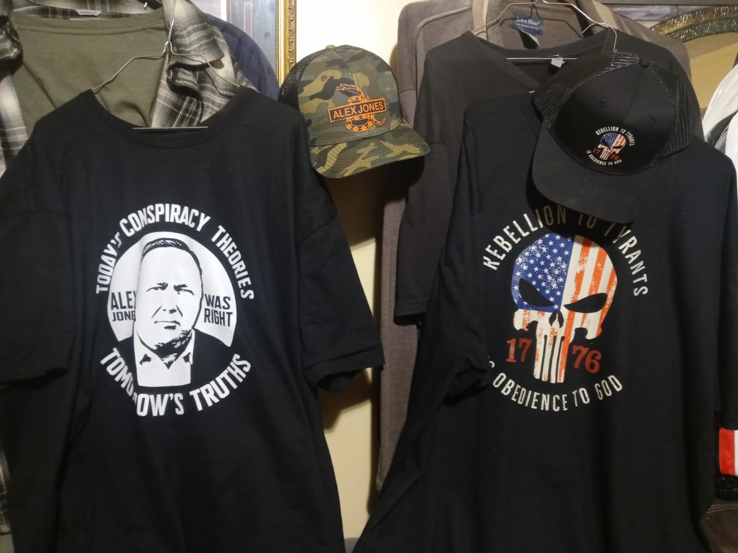 Customer photo review of Rebellion To Tyrants T-Shirt