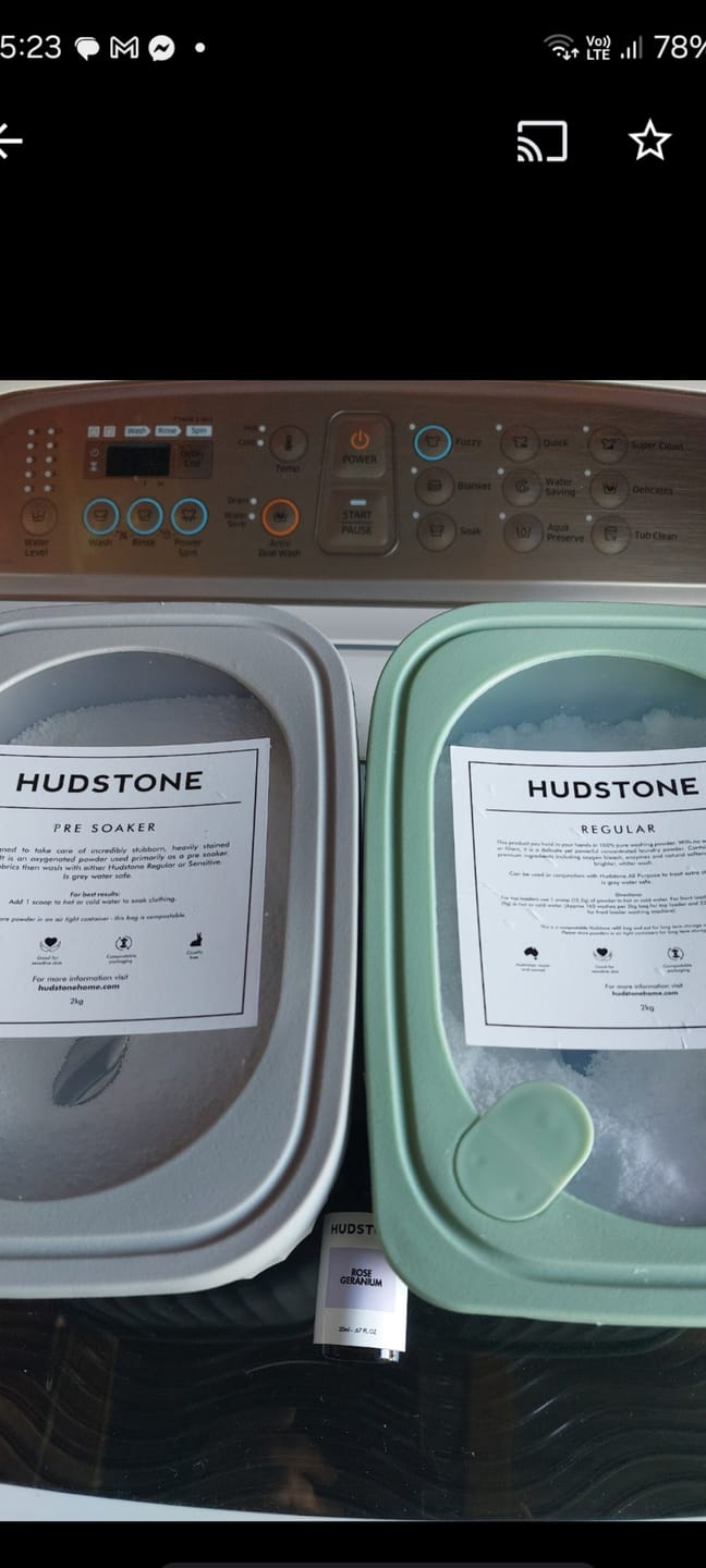 Customer photo review of Hudstone Powder Pack (Free Shipping - Scoops included)