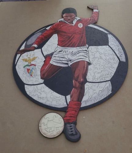 Customer photo review of Eusébio - Holzpuzzle