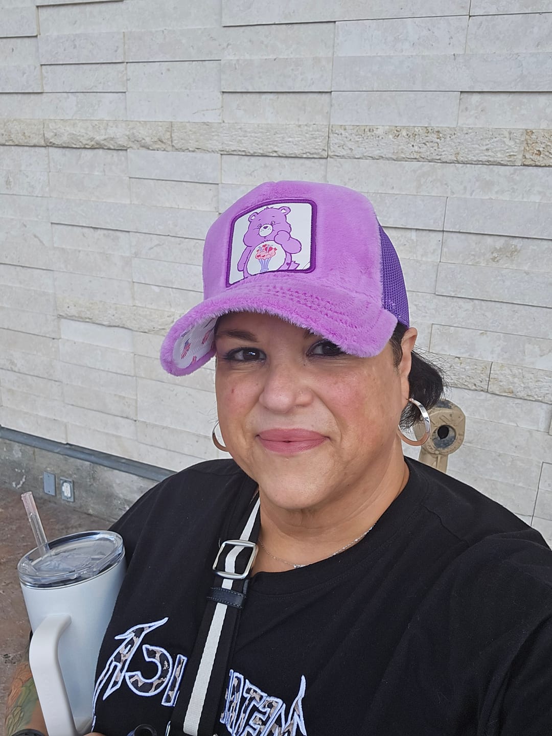 Customer photo review of OVERLORD X Care bears:  Share Bear Trucker Cap