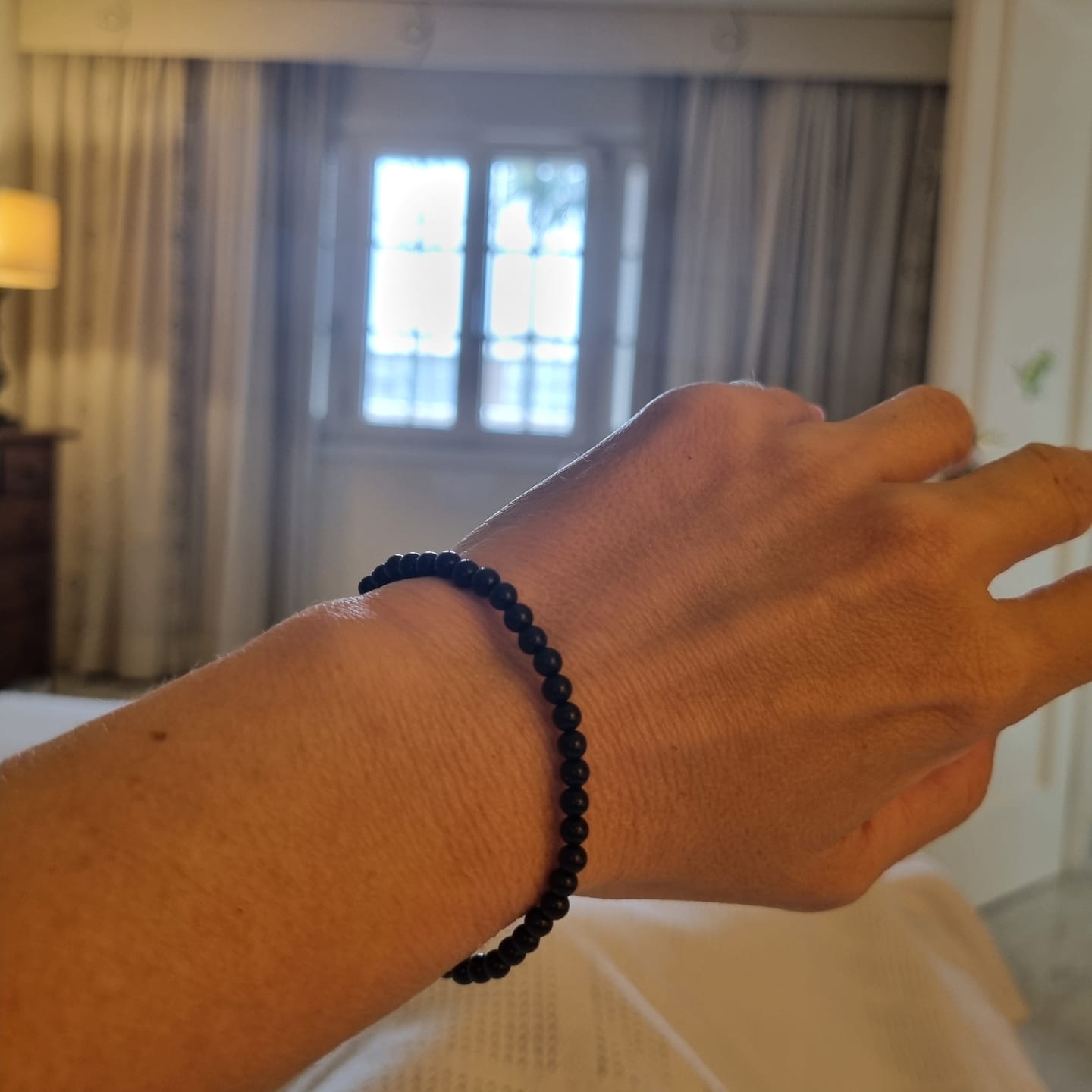 Customer photo review of Pulsera Turmalina negra | 4mm | Limpieza - Protección
