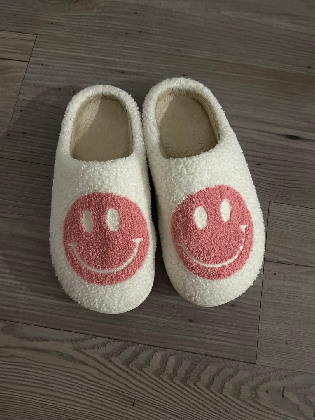 Customer photo review of Happy Face Slippers