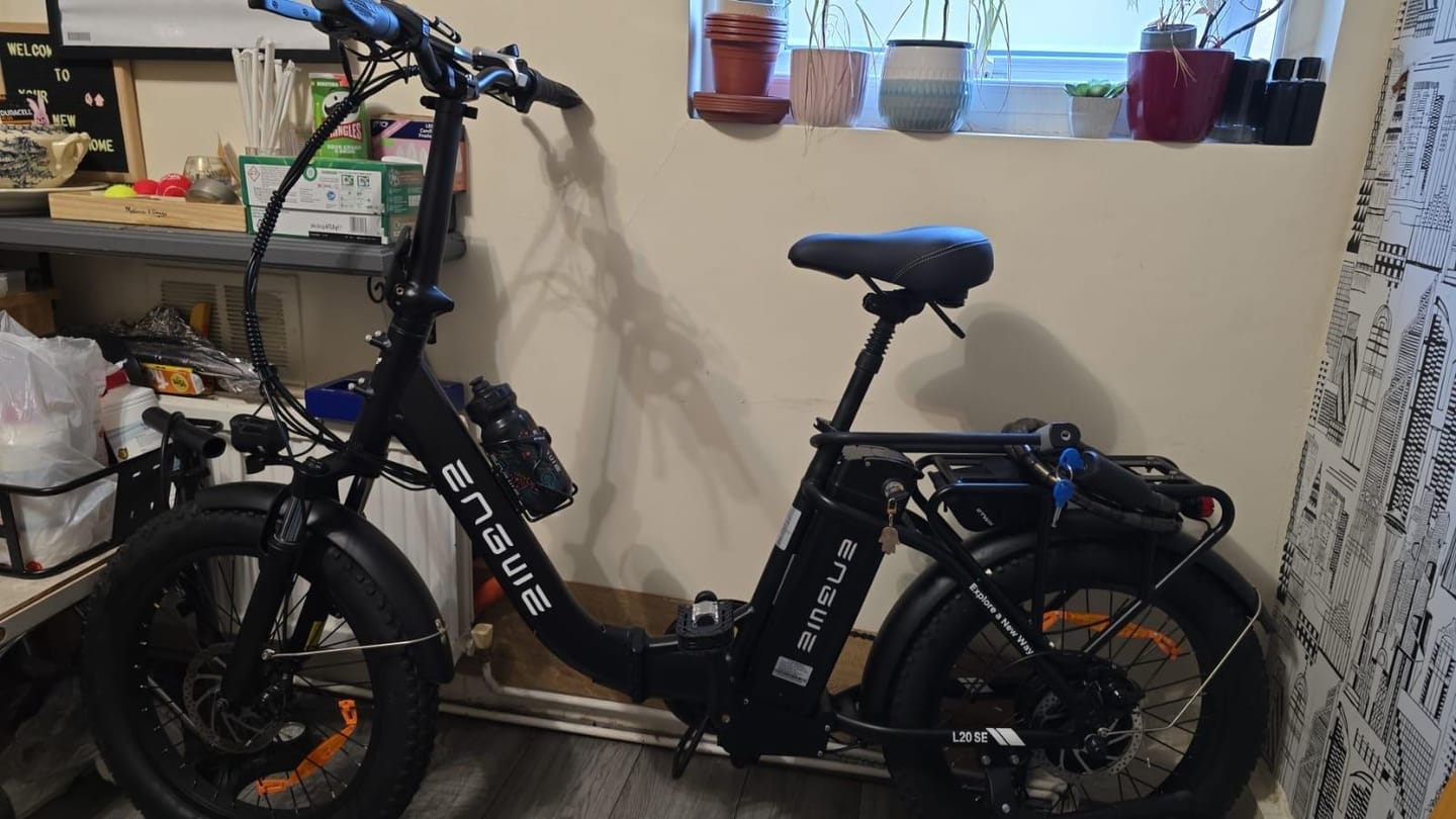 Customer photo review of Engwe L20 SE 250W 20" Foldable Electric Trekking Bike 15.6Ah Step-through E-bike