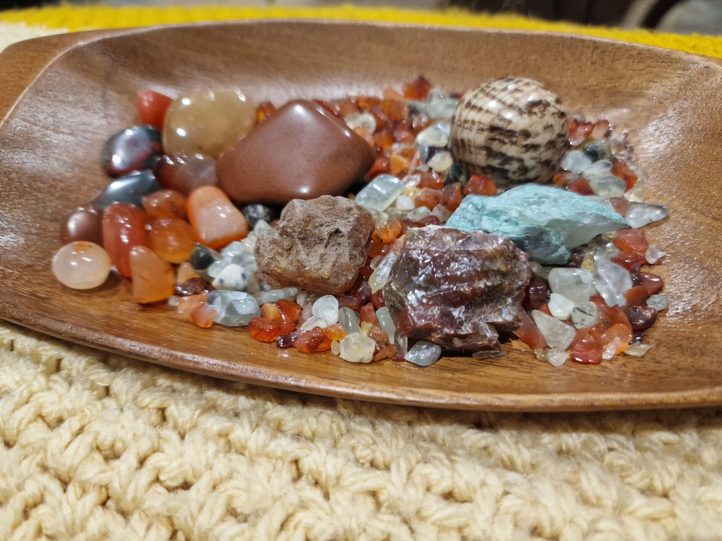 Customer photo review of Confeti de cristales | Otoño