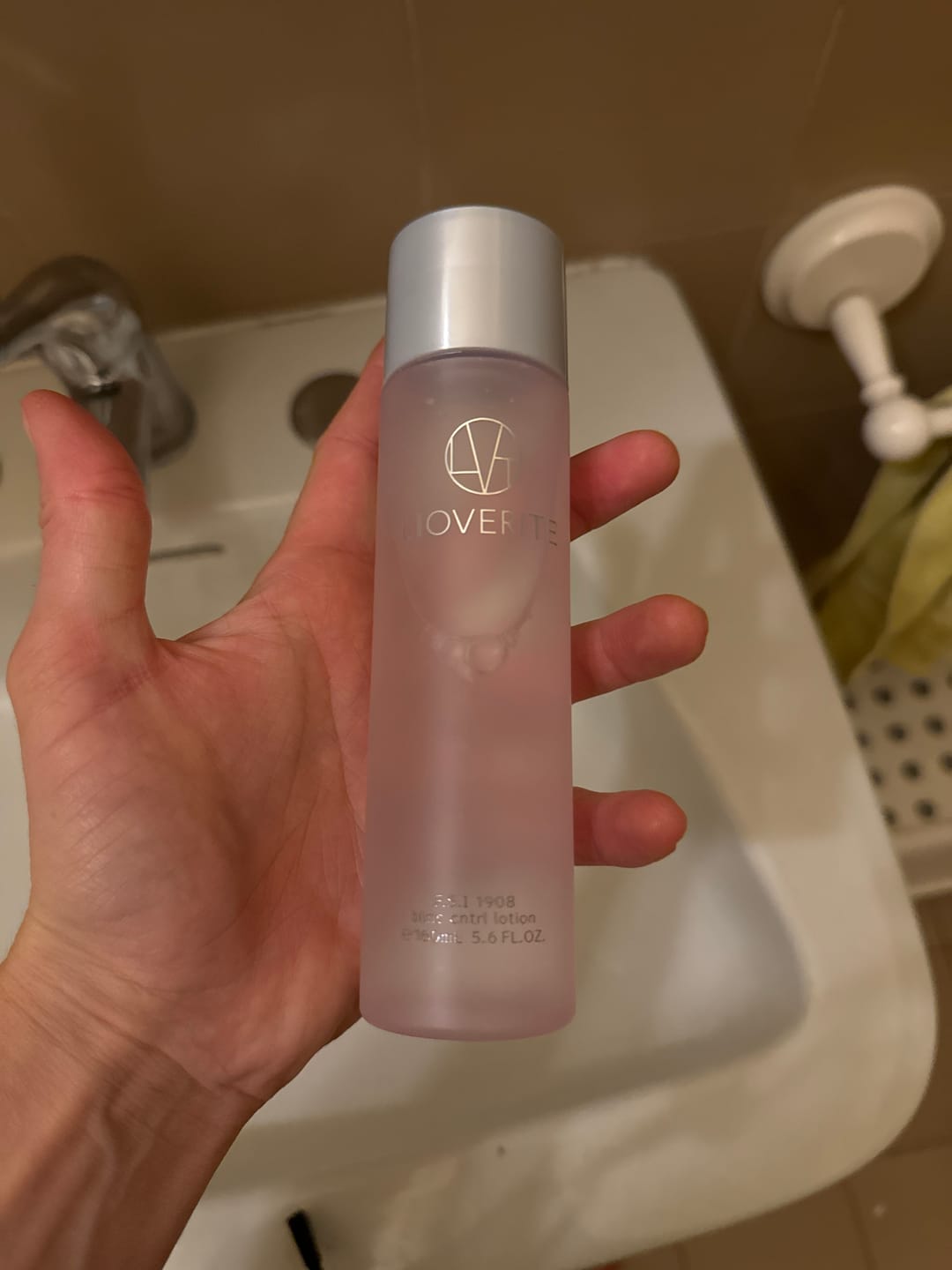 Customer photo review of LIOVERITE Balance Control Lotion