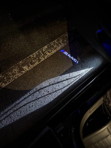 Customer photo review of BMW G SERIES DOOR LIGHTS