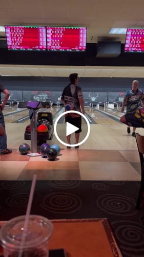 Customer video review of Maxcorners Bowling Ball & Pins Beer Flame Grey Smoke Pattern Multicolor Customized Name, Team Name 3D Polo Shirt (4 Colors)