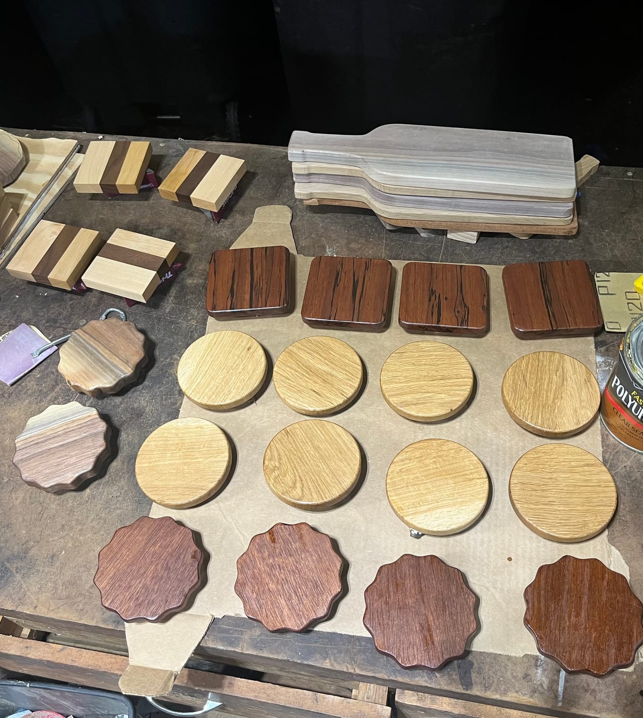 Customer photo review of Coaster Acrylic Router Templates Set - 7 Shapes
