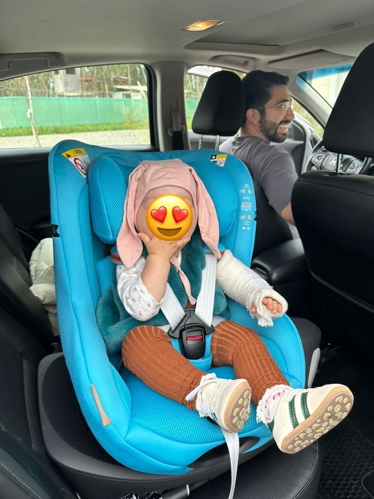 Customer photo review of Silla de auto convertible Sirona Gi iSize 360º