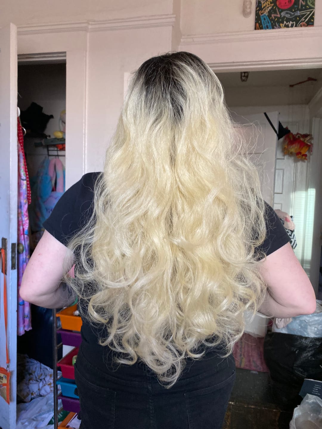 Customer photo review of Sensationnel Lulu Pony Synthetic Drawstring Ponytail - MAYA