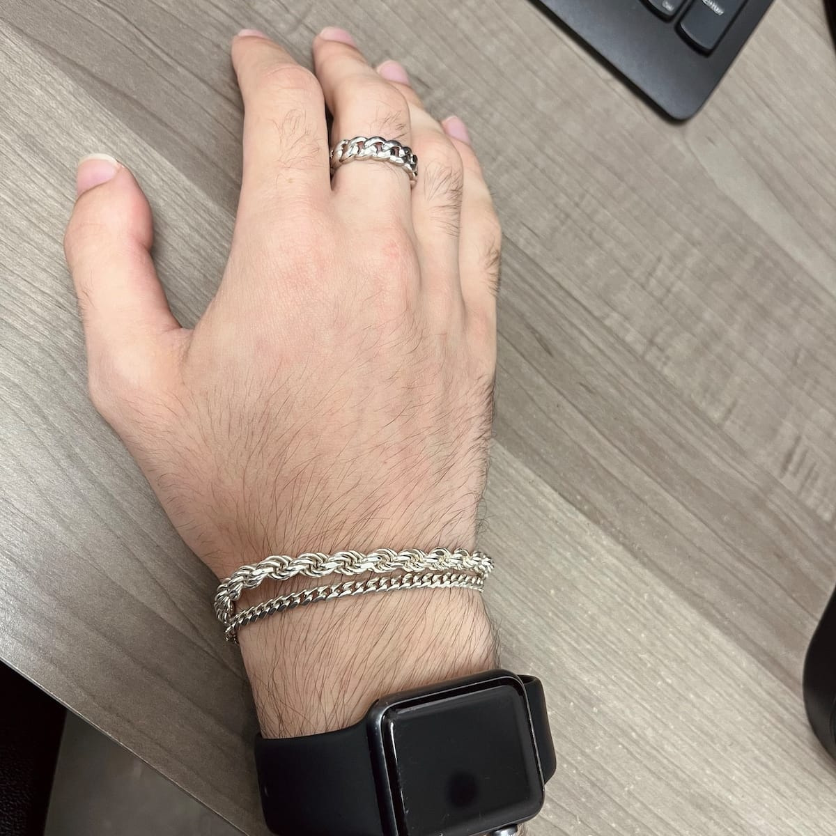Customer photo review of Cadena más pulsera Rope