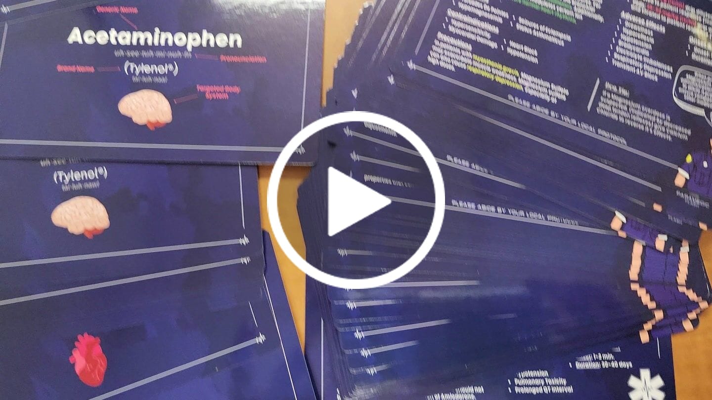 Customer video review of Paramedic Pharmacology Cards