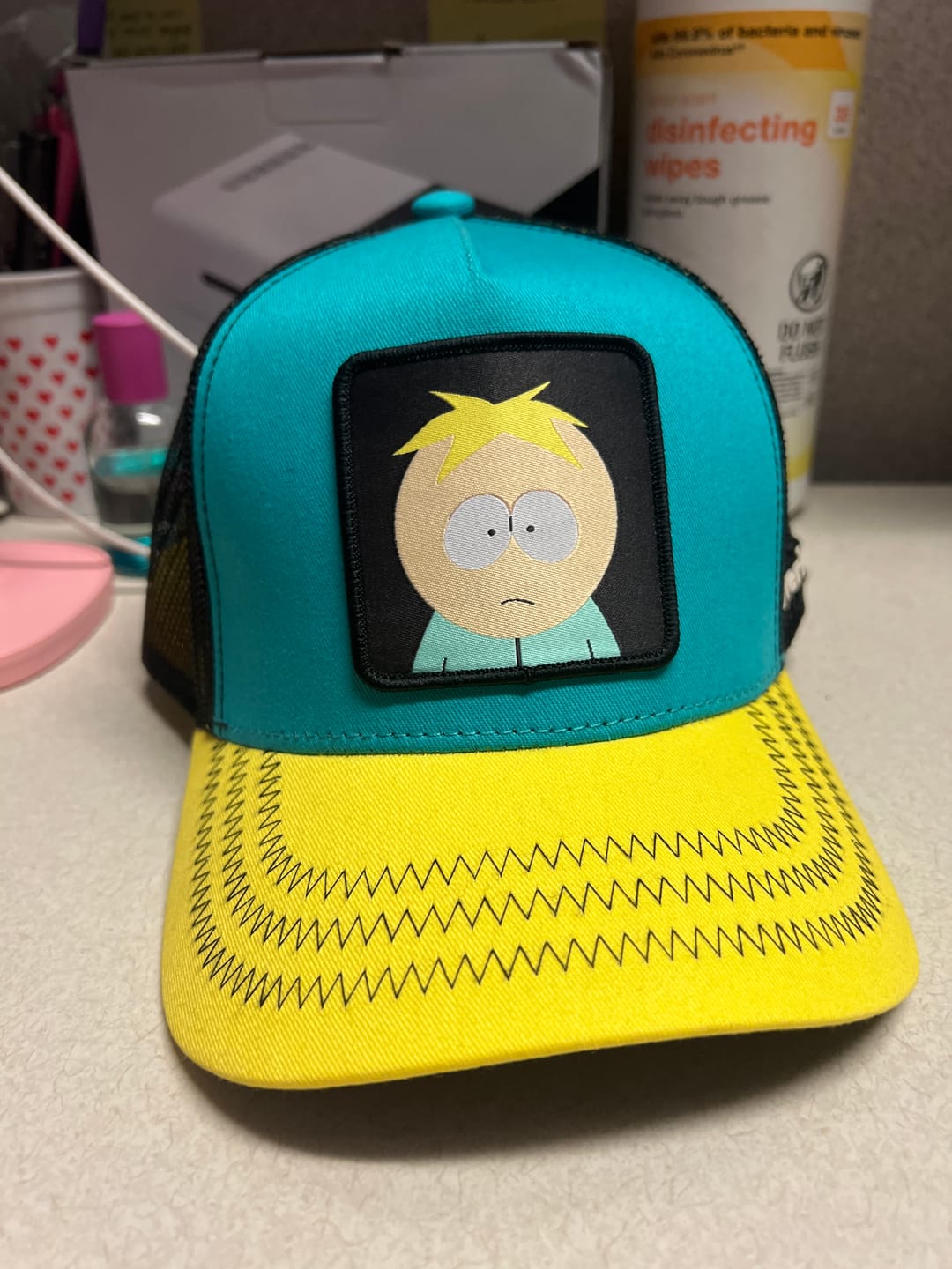 Customer photo review of OVERLORD X South Park: Butters Trucker Cap