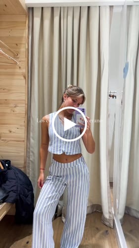 Customer video review of Pants Straight Rayas