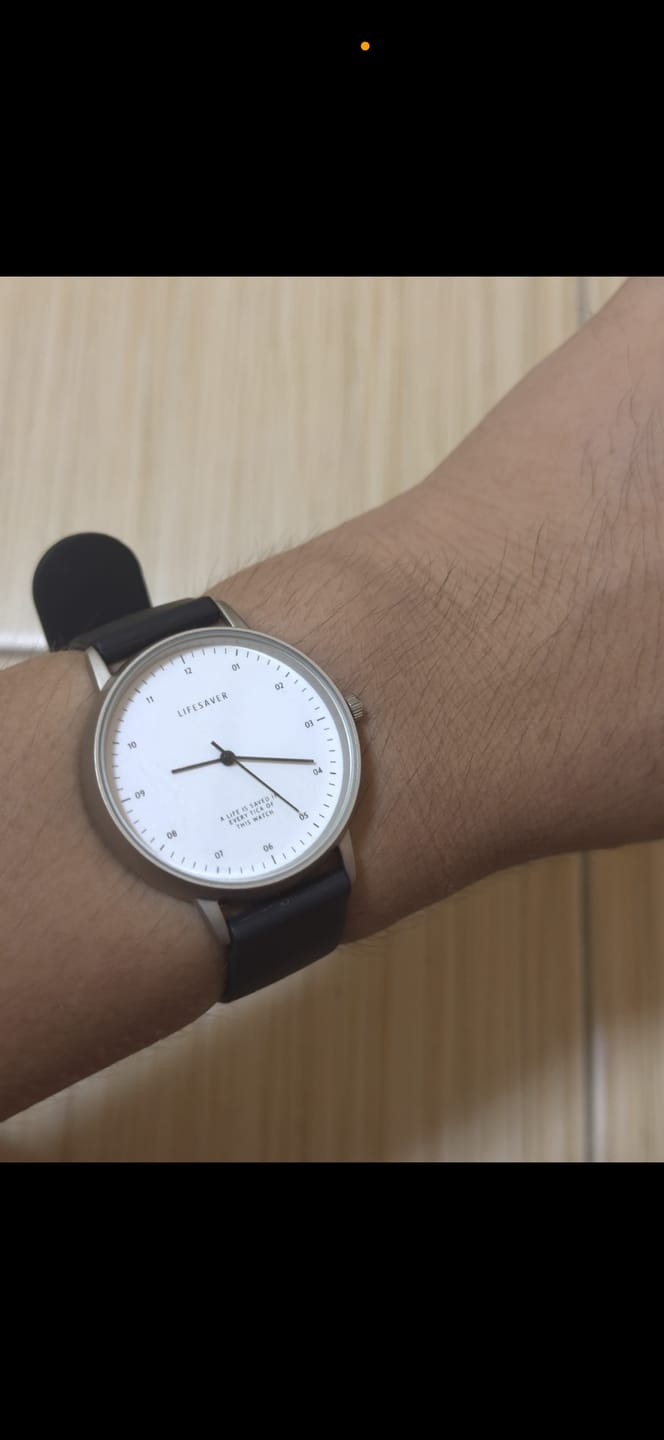 Customer photo review of Life Saver Watch 4.0 – Black