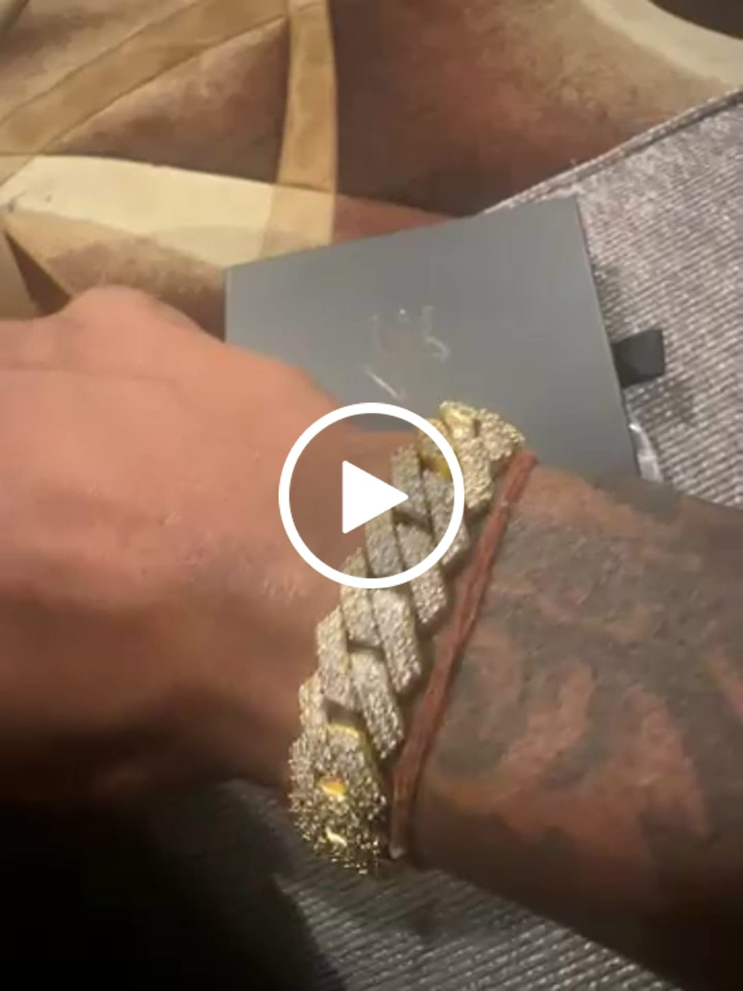 Customer video review of 14mm Monaco Chain + Bracelet - Gold