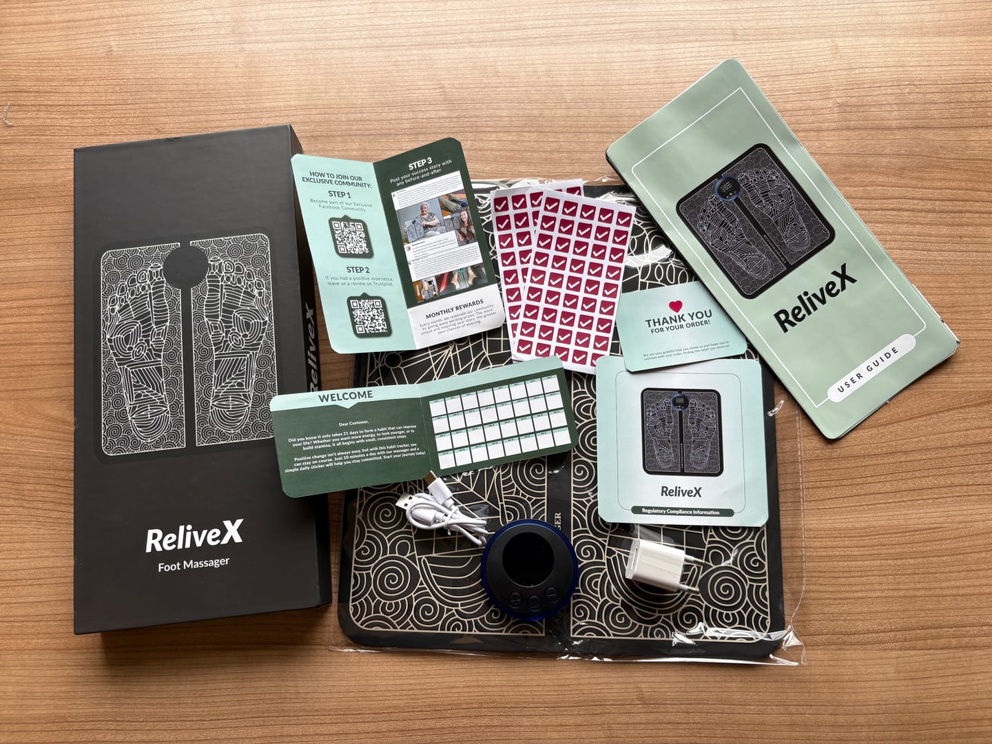 Customer photo review of ReliveX™ Voetmassager