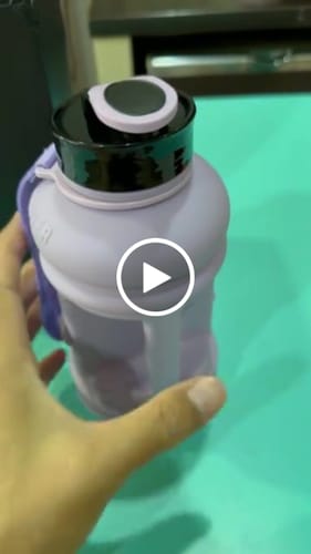 Customer video review of 600ML Oversized Mini Bottle with Flip Cap