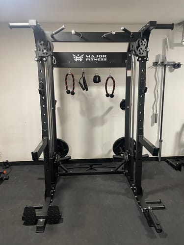 Customer photo review of Major Fitness F22 All-In-One Home Gym Power Rack