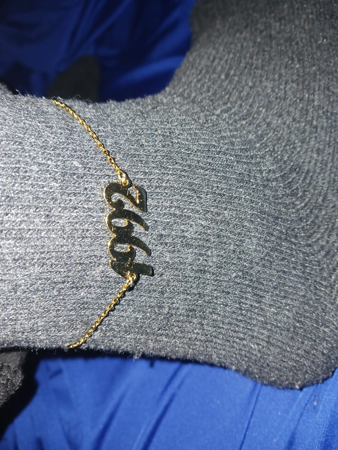 Customer photo review of Year Anklet
