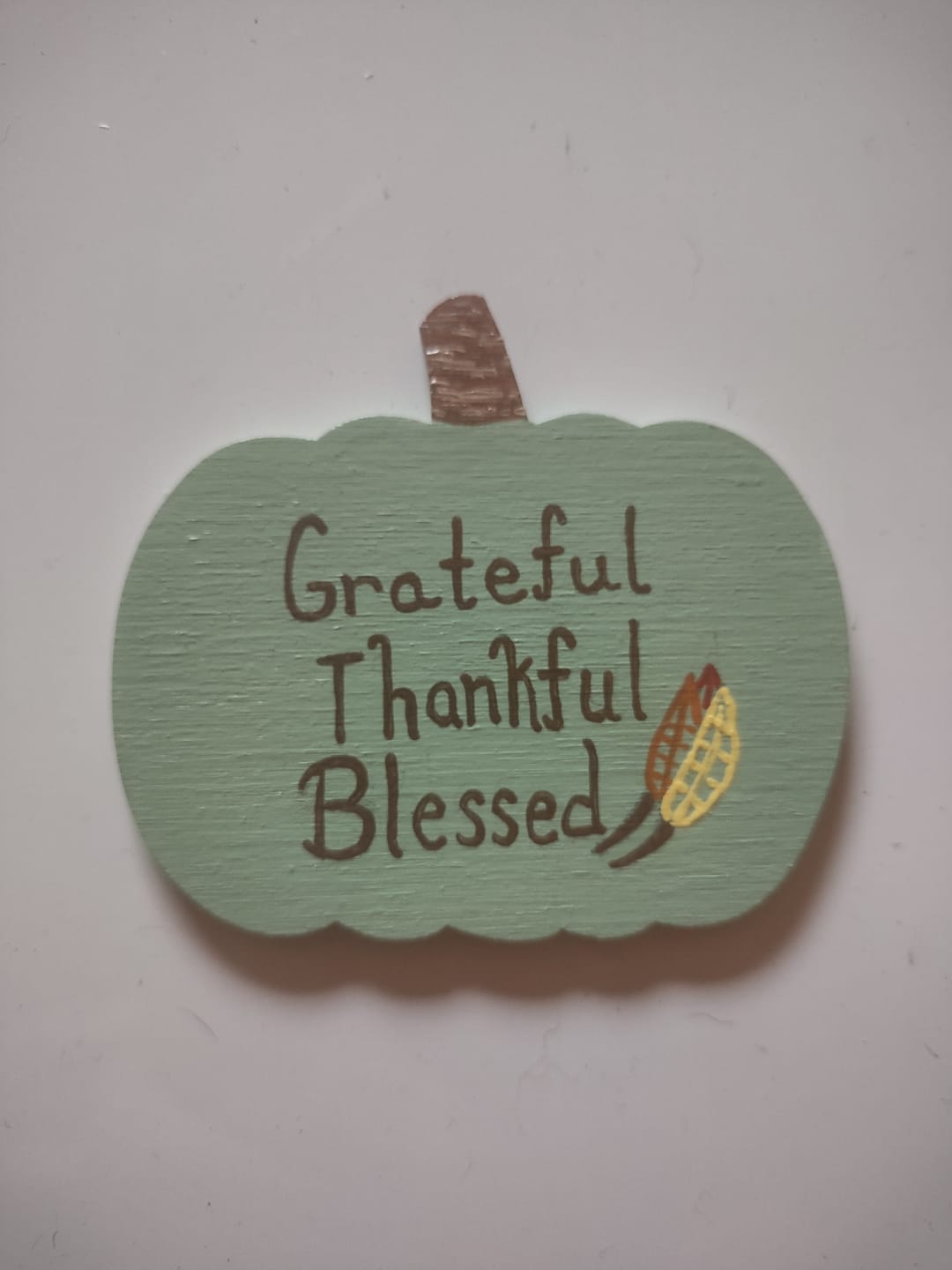 Customer photo review of Unfinished Wood Pumpkin Silhouette - Craft- up to 24" DIY